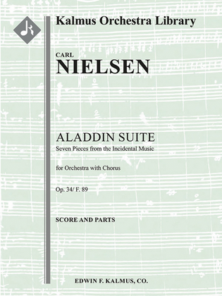Book cover for Aladdin Suite, Op. 34/F. 89