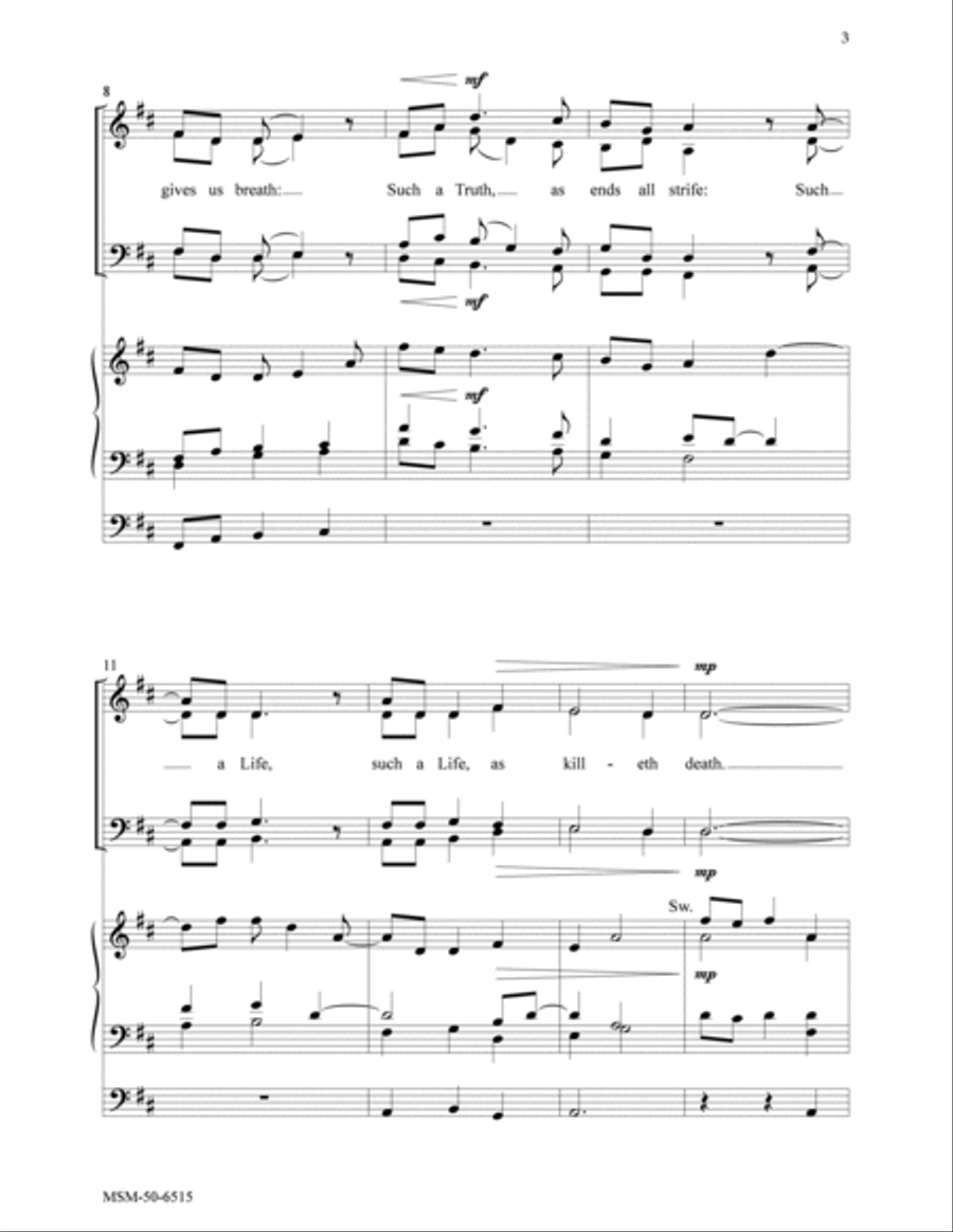The Call 4-Part scores gallery preview page 2