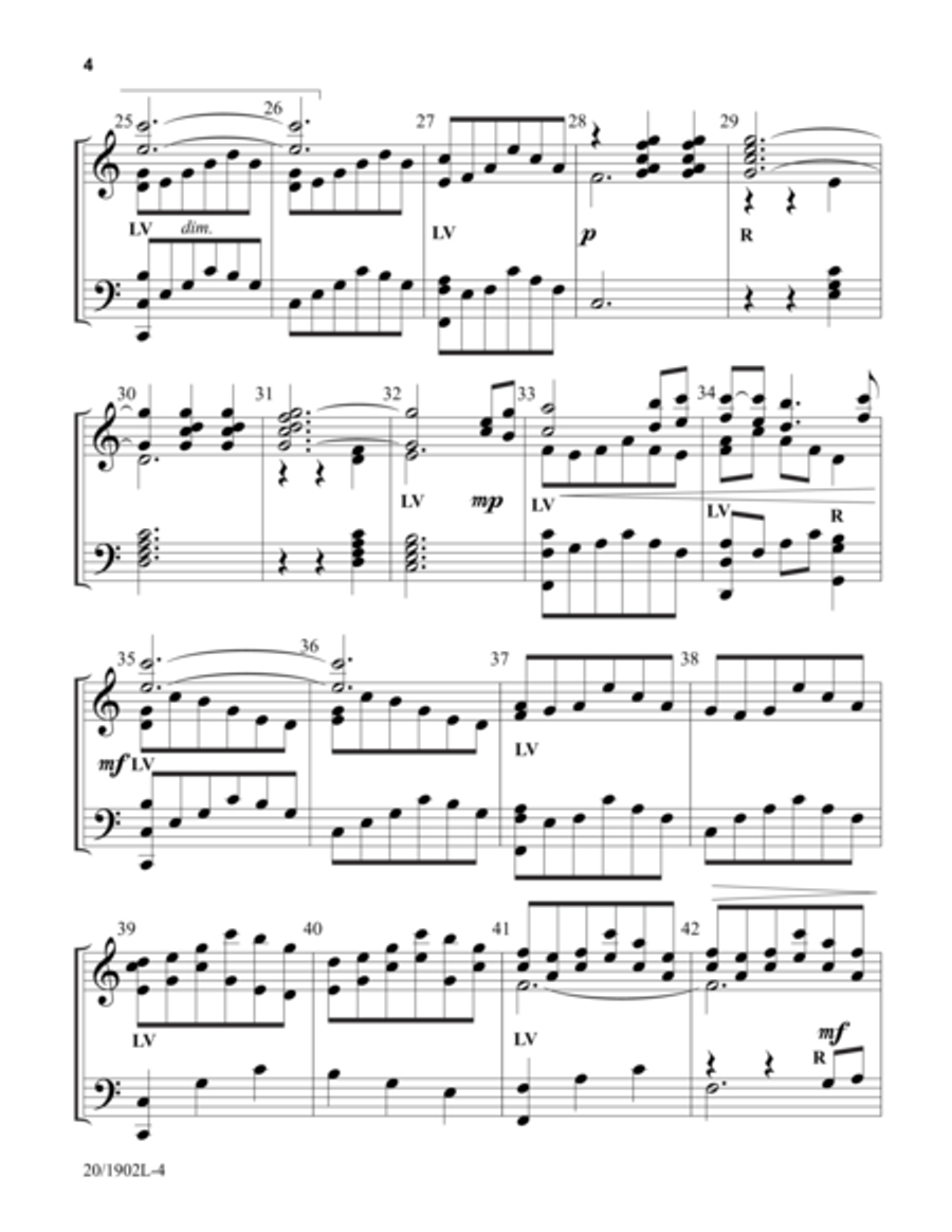 Reflections of Peace 5-Octaves scores gallery preview page 4