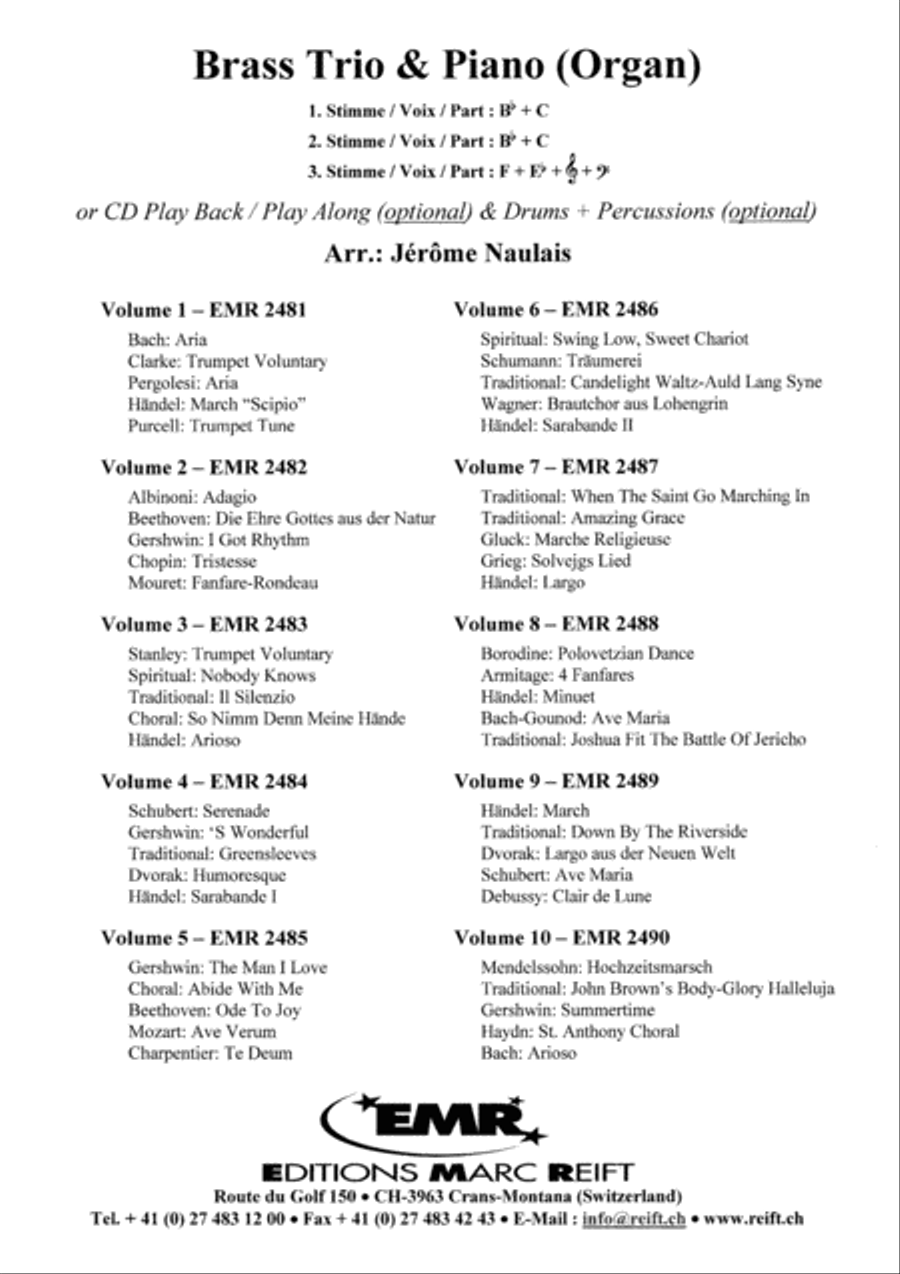 Album Volume 8 Brass Trio scores gallery preview page 8