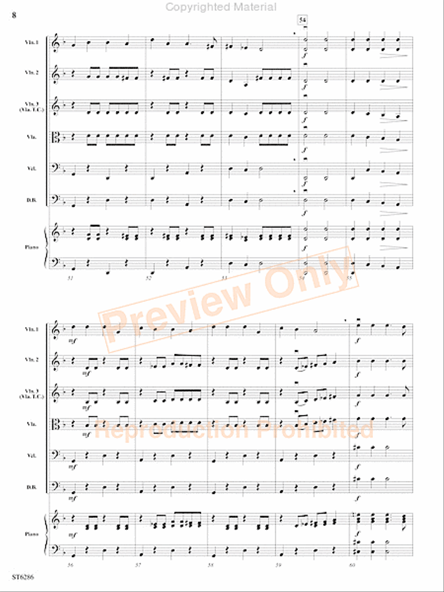 We Wish You a Klezmer Christmas String Orchestra scores gallery preview page 9