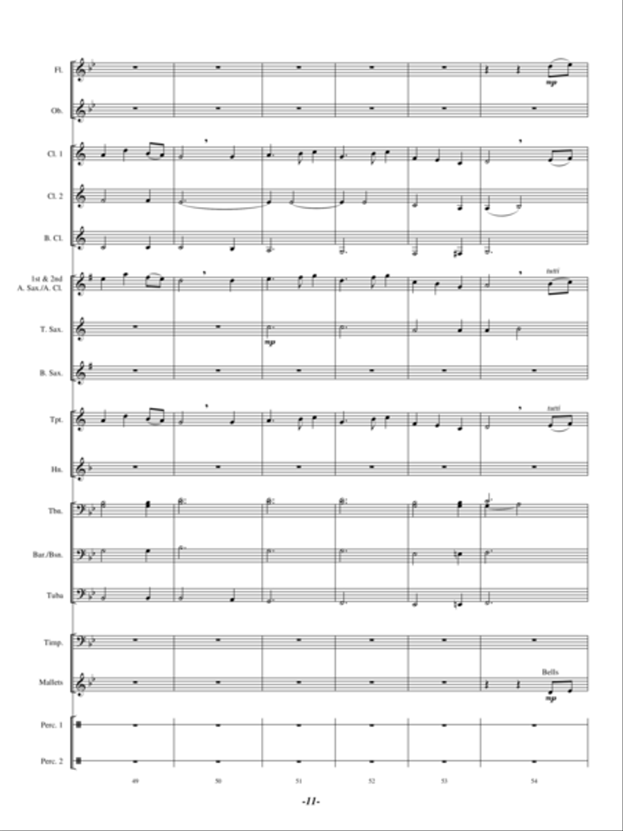 Whispering Ridge Whispering Ridge Concert Band scores gallery preview page 10