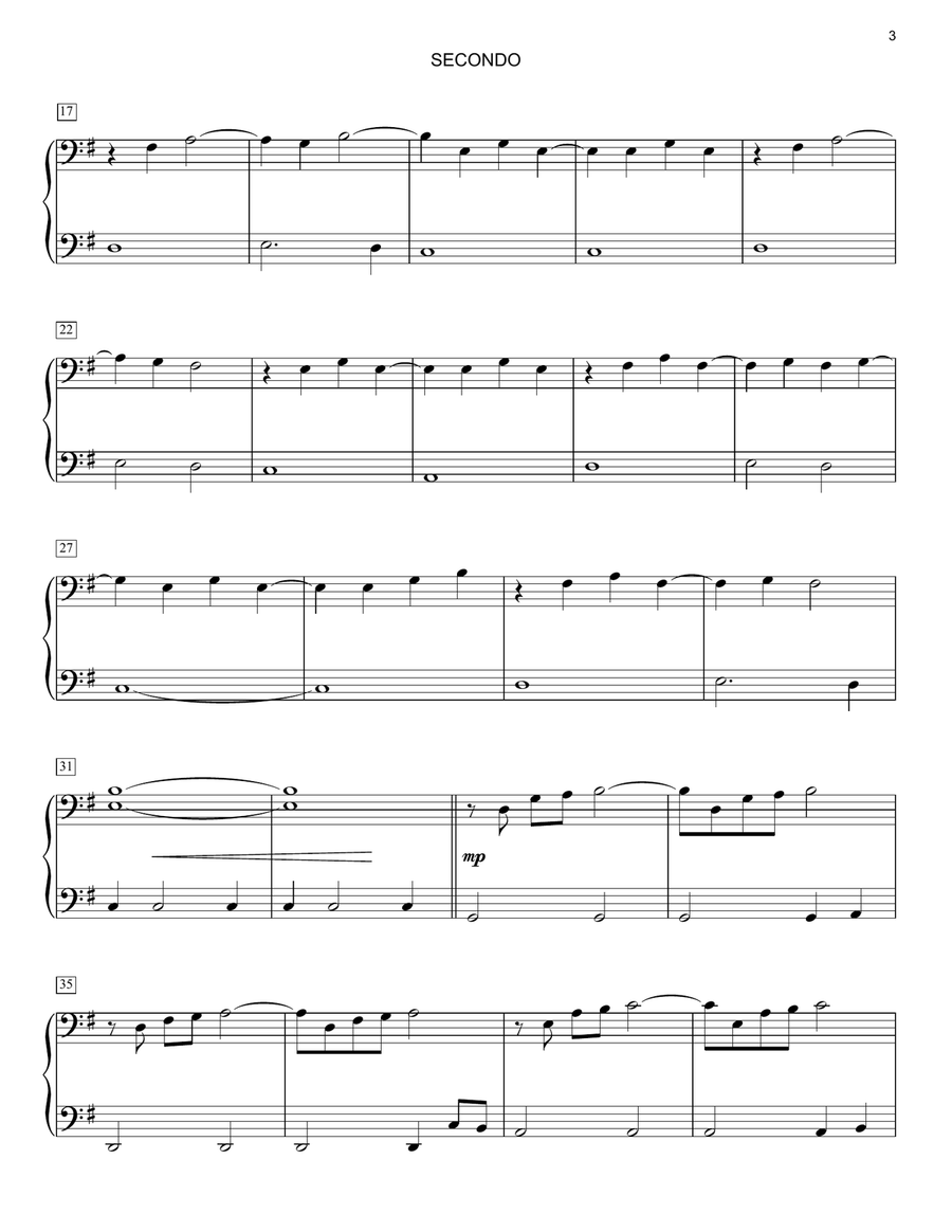A Million Dreams (from The Greatest Showman) (arr. David Pearl) Piano Duet scores gallery preview page 3