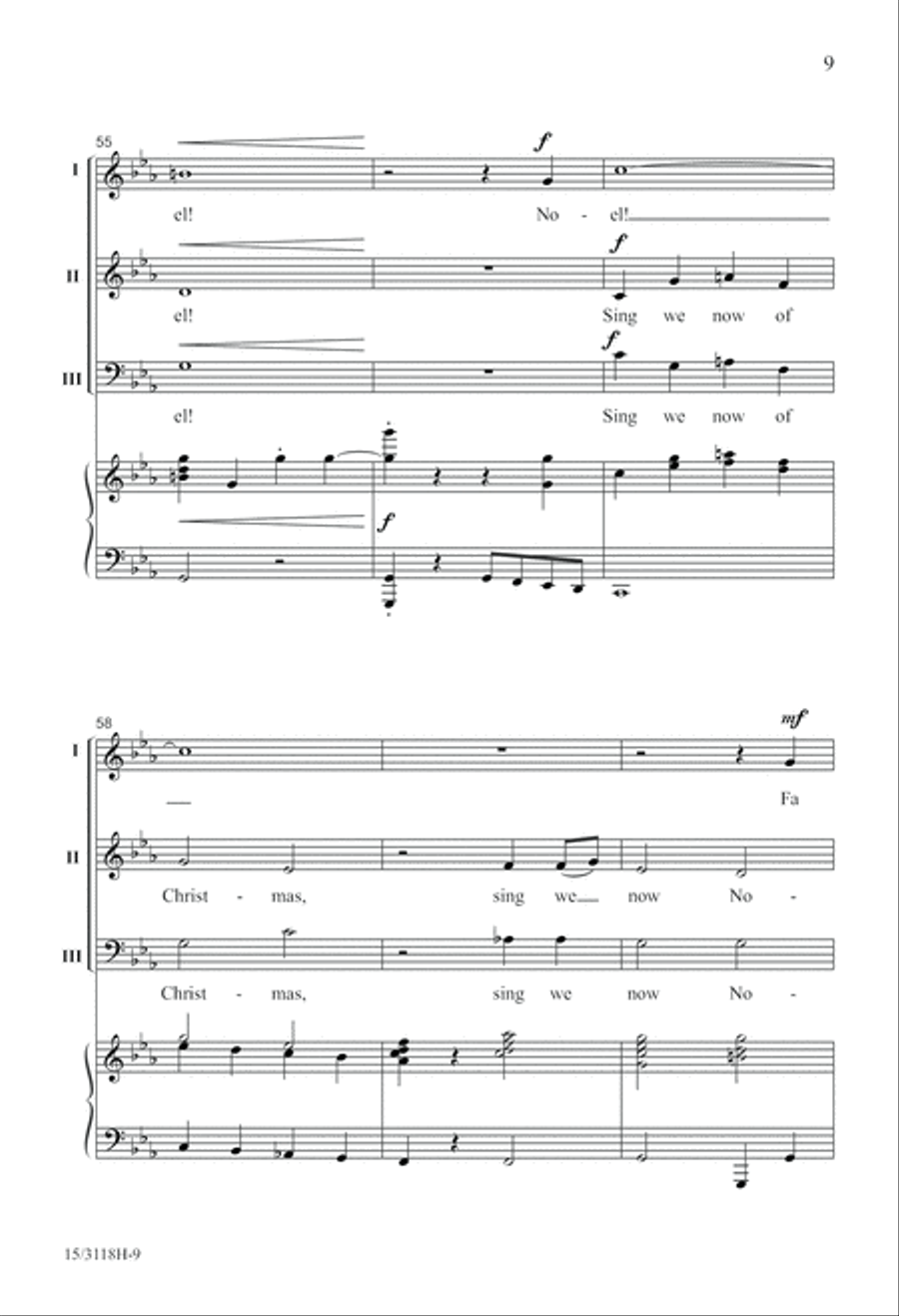 Fa La La Noel Fa La La Noel 3-Part scores gallery preview page 10