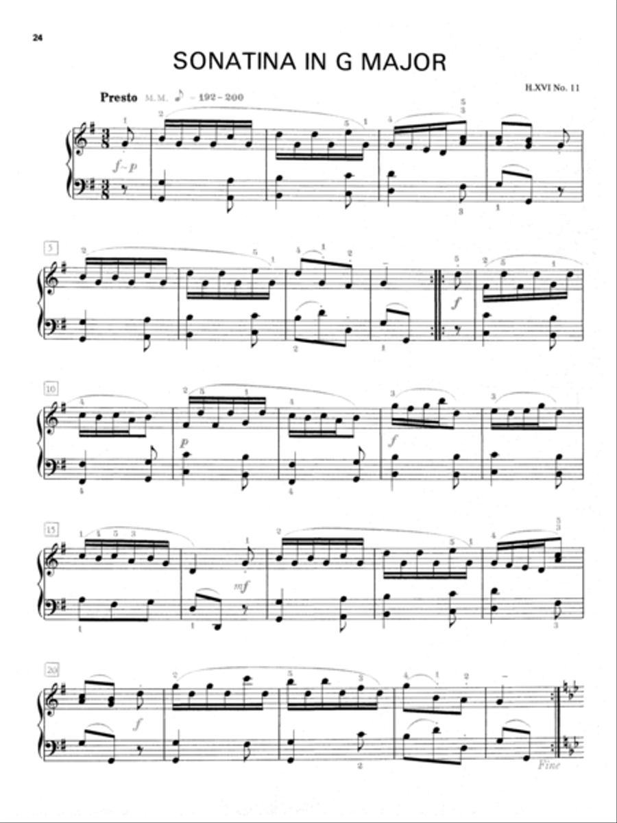 Haydn -- 6 Sonatinas Haydn -- 6 Sonatinas Piano Solo scores gallery preview page 4