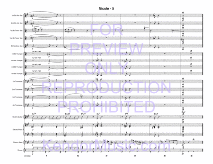 Nicole Jazz Ensemble scores gallery preview page 6
