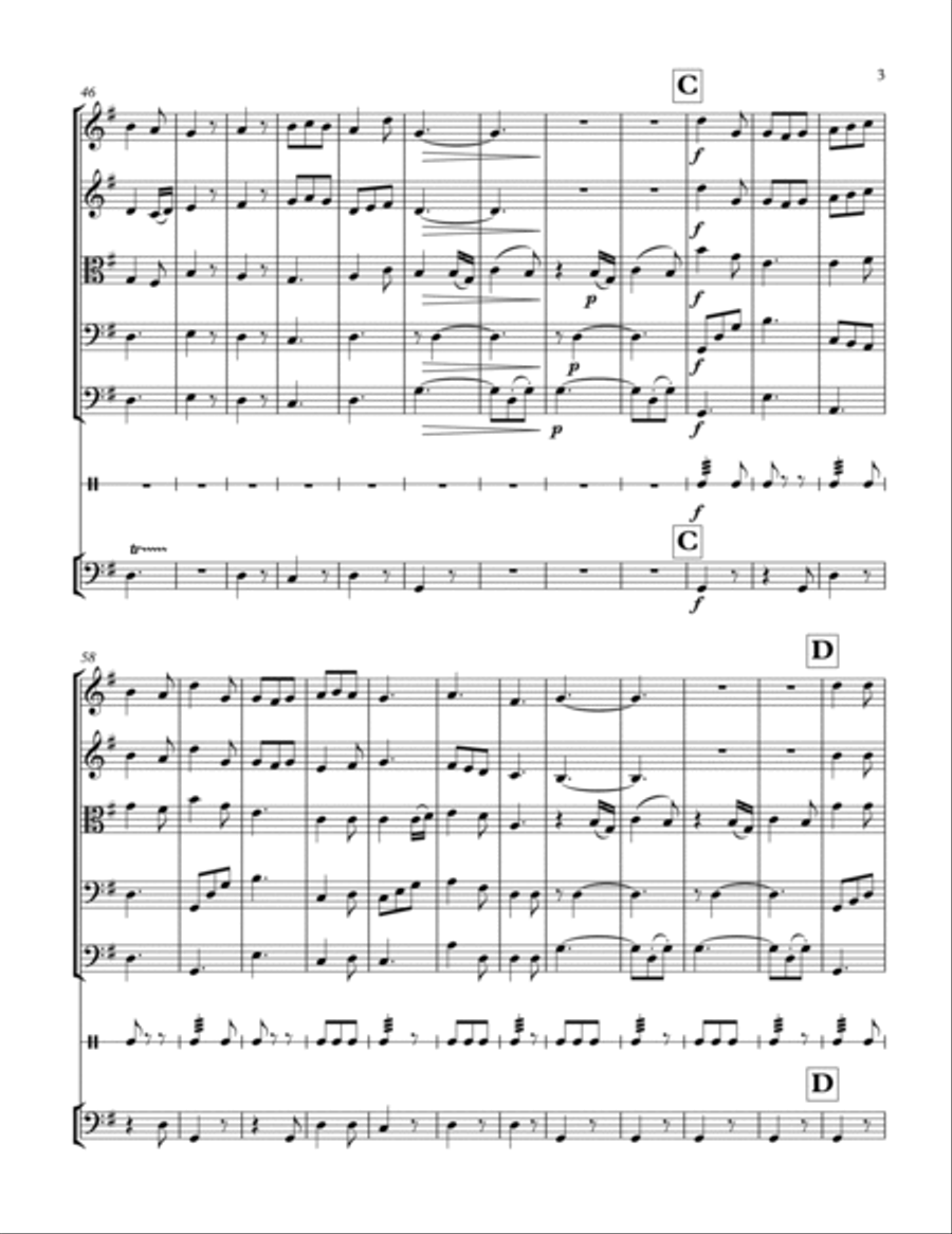 A Festival of Carols A Festival of Carols Chamber Music scores gallery preview page 3