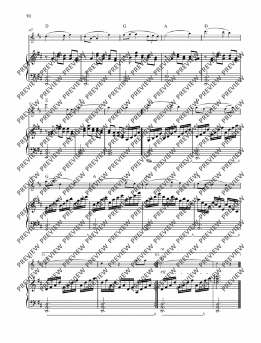 The Wedding Bells Violin Solo scores gallery preview page 4