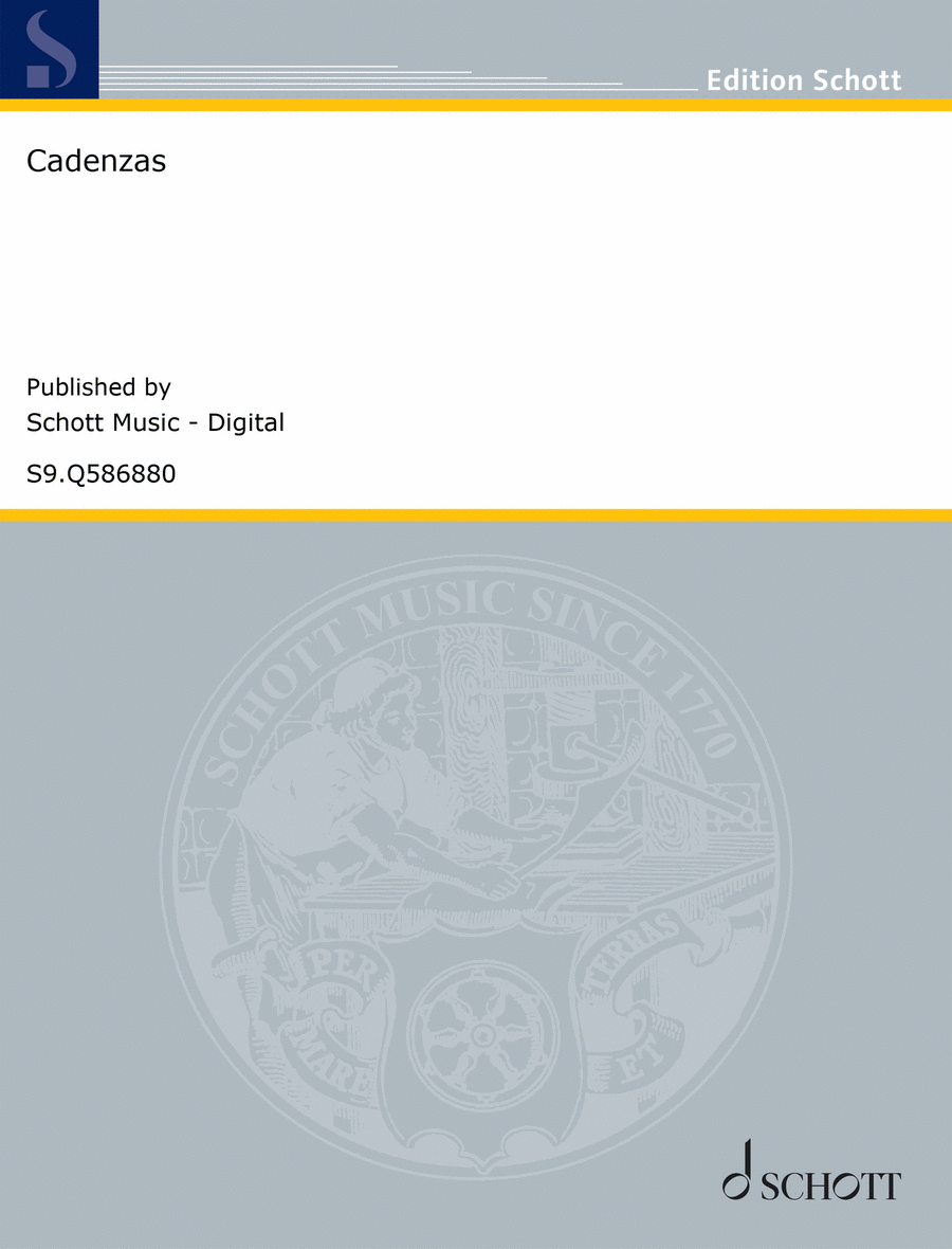 Cadenzas Solo Part scores gallery preview page 1