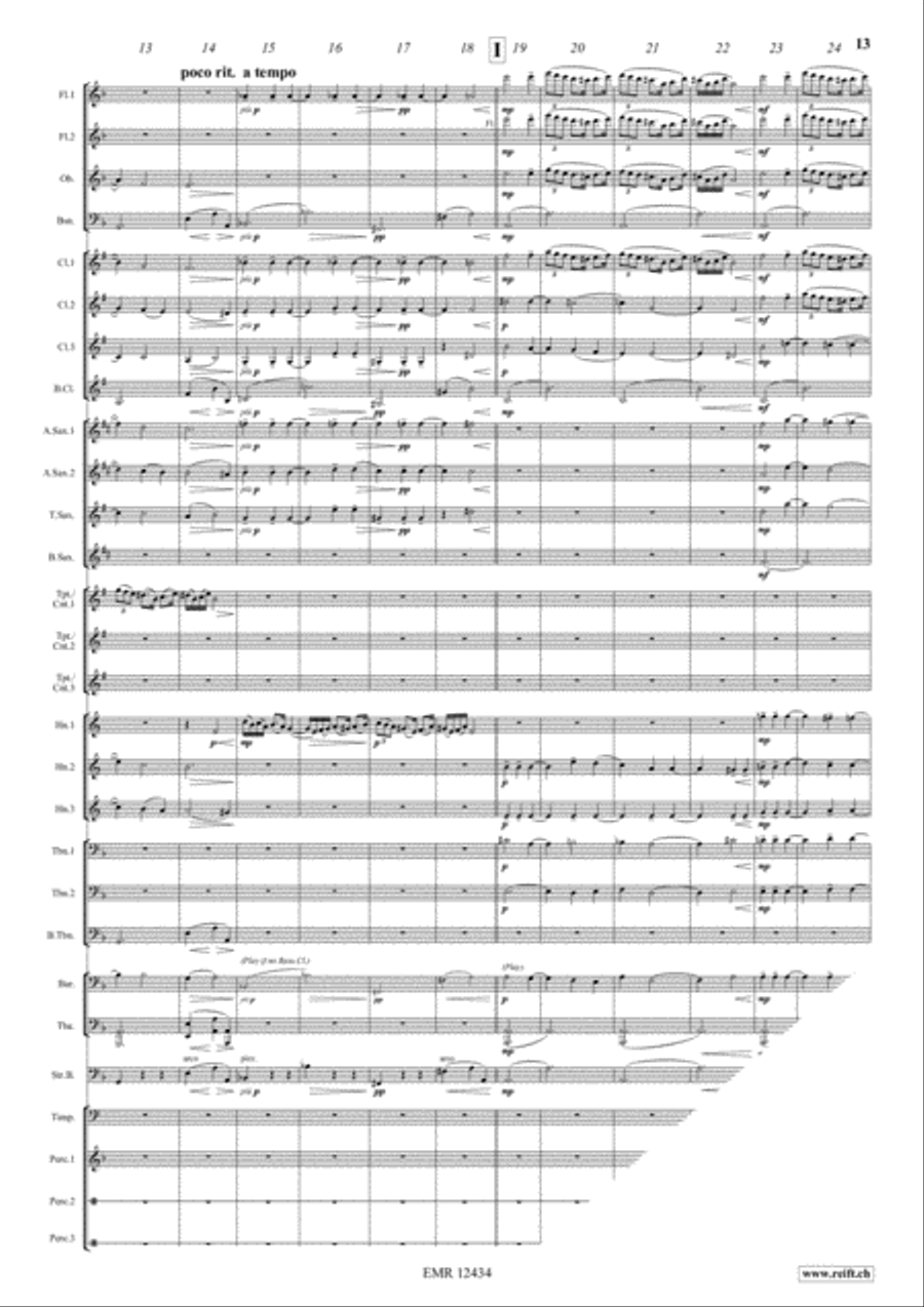 Romanian Folk Dances Concert Band scores gallery preview page 10