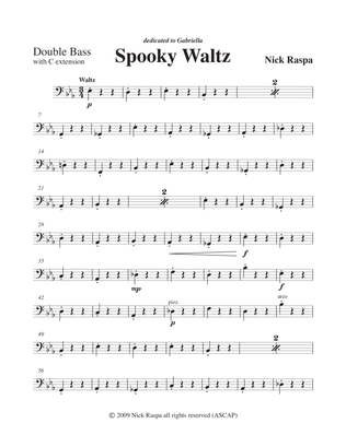 Spooky Waltz from Three Dances for Halloween - Double Bass part