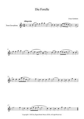 Die Forelle - Franz Schubert (Tenor Sax)