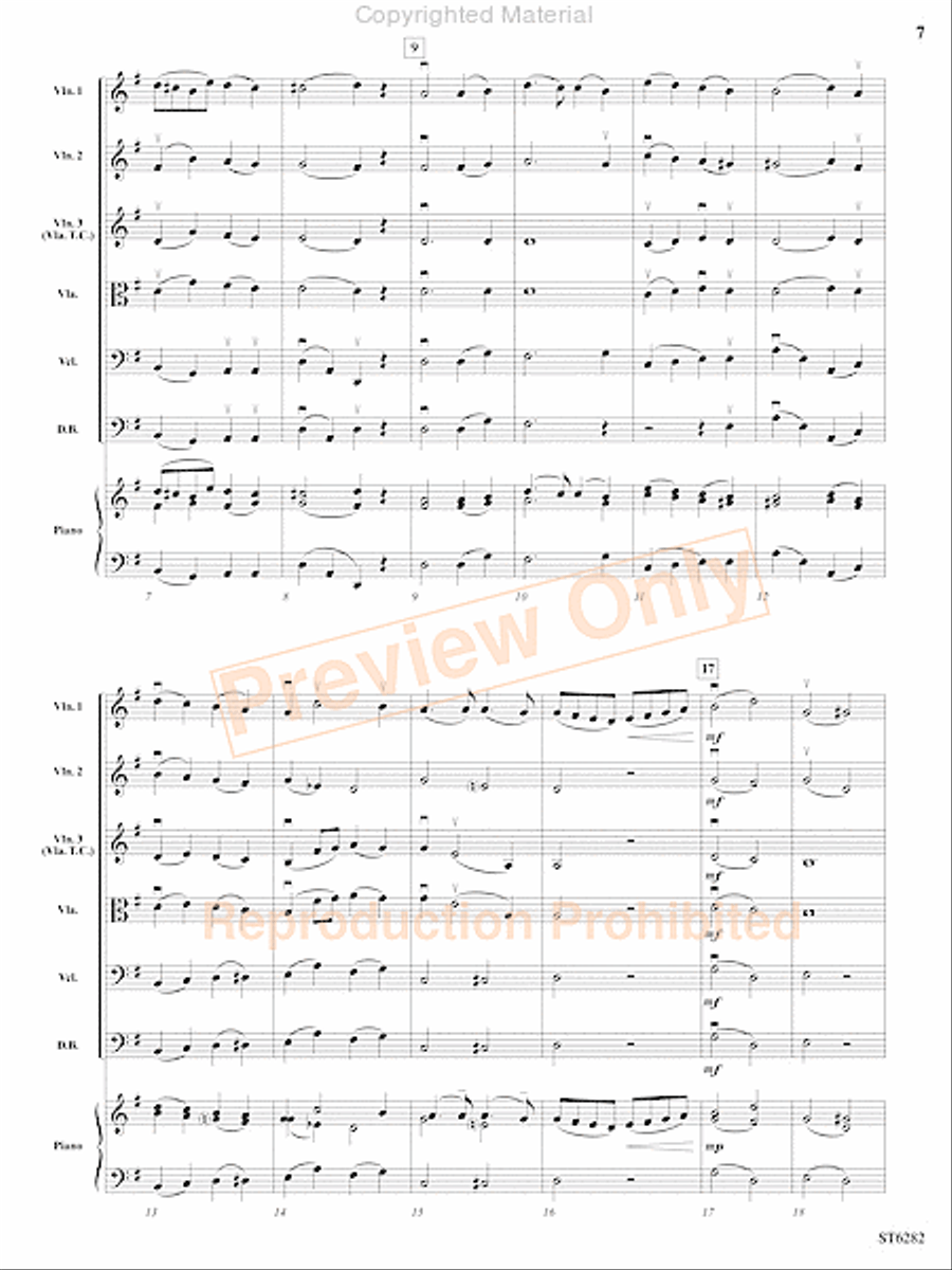 Suite from the Magic Flute String Orchestra scores gallery preview page 8