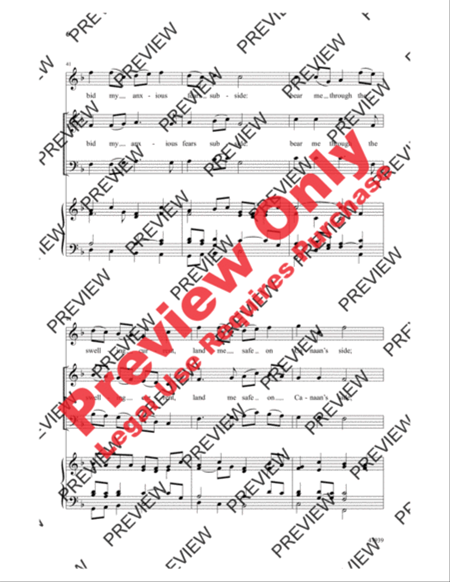 O, Thou Great Jehovah O, Thou Great Jehovah 4-Part scores gallery preview page 7