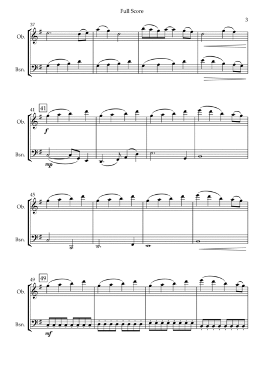 Build My Life Woodwind Duet scores gallery preview page 3