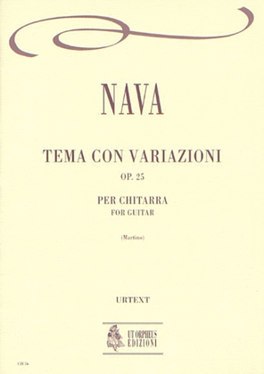 Book cover for Tema con Variazioni Op. 25 for Guitar