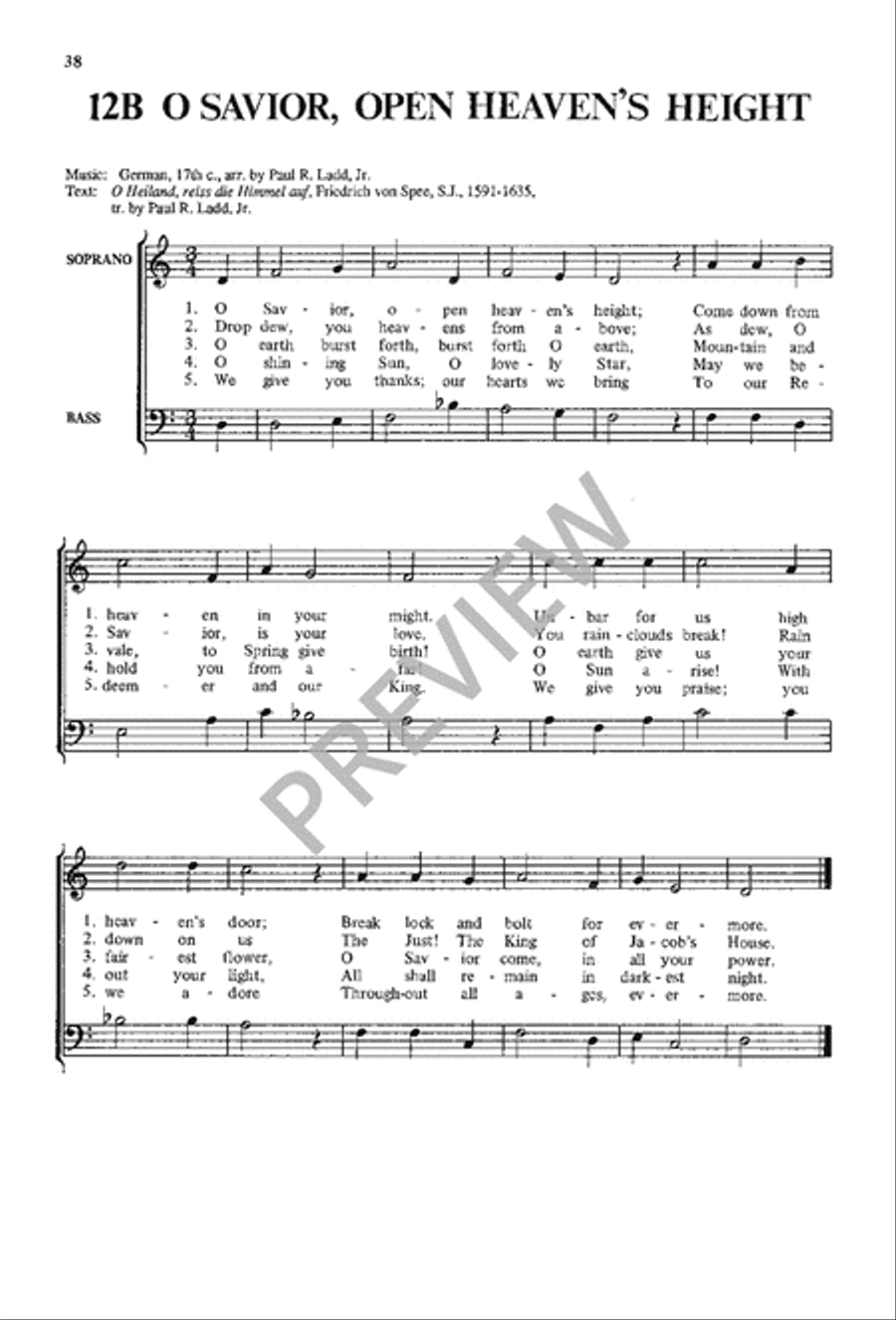 A Choir Book for Advent 4-Part scores gallery preview page 40
