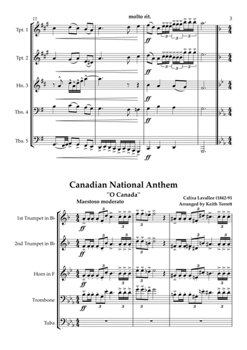 10 of the Best National Anthems for Brass Quintet image number null