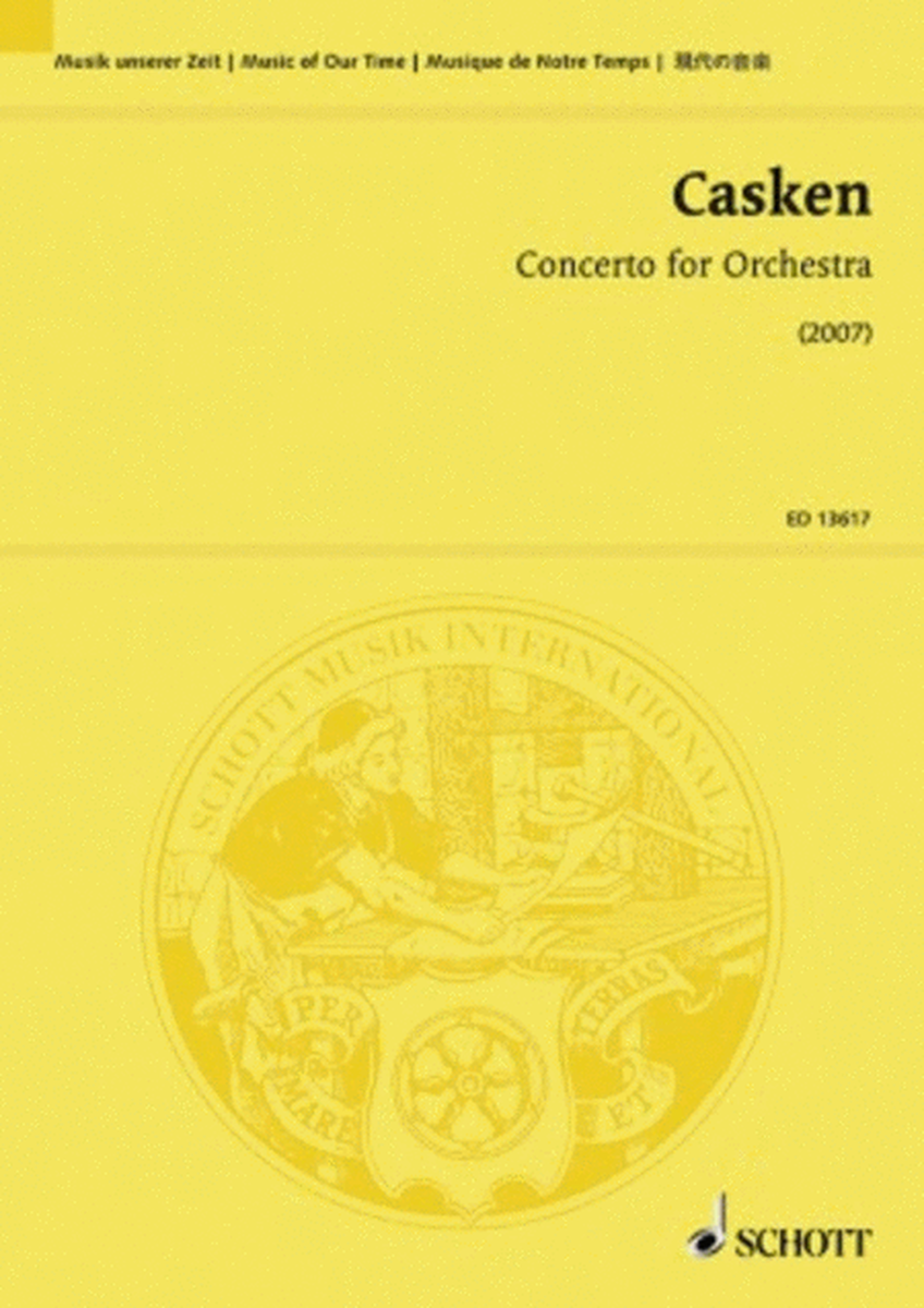 Concerto For Orchestra Study Score
