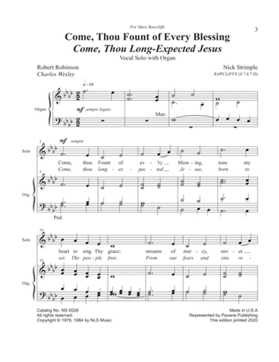 Come, Thou Fount of Every Blessing (with "Come, Thou Long-Expected Jesus")