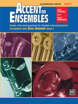 Book cover for Accent on Ensembles, Book 1