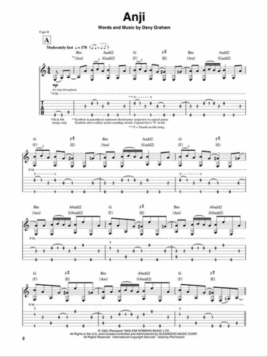 Classical Pop Acoustic Guitar scores gallery preview page 4