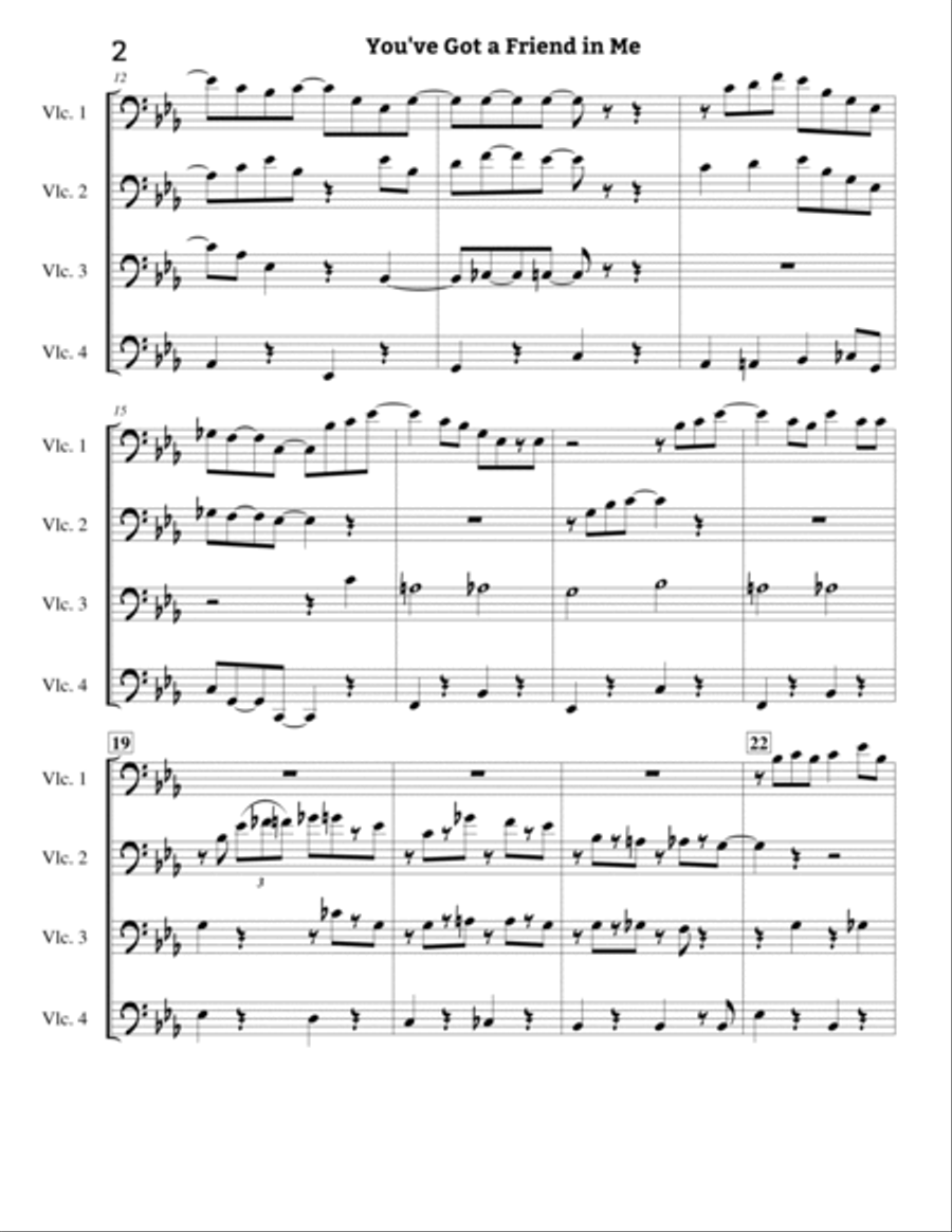 You've Got A Friend In Me Small Ensemble scores gallery preview page 2