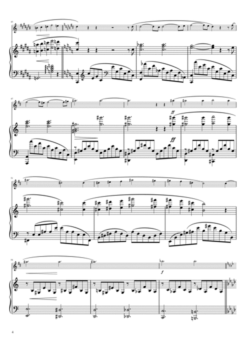 "Liebesträum No.3" (Asdur) Bass Clarinet & Piano image number null