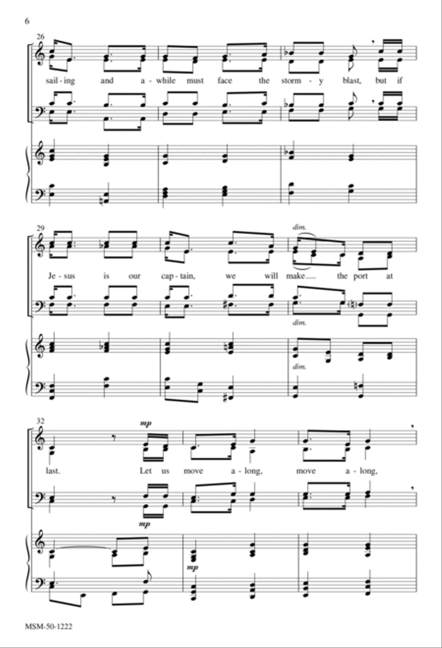 Move Along 4-Part scores gallery preview page 4