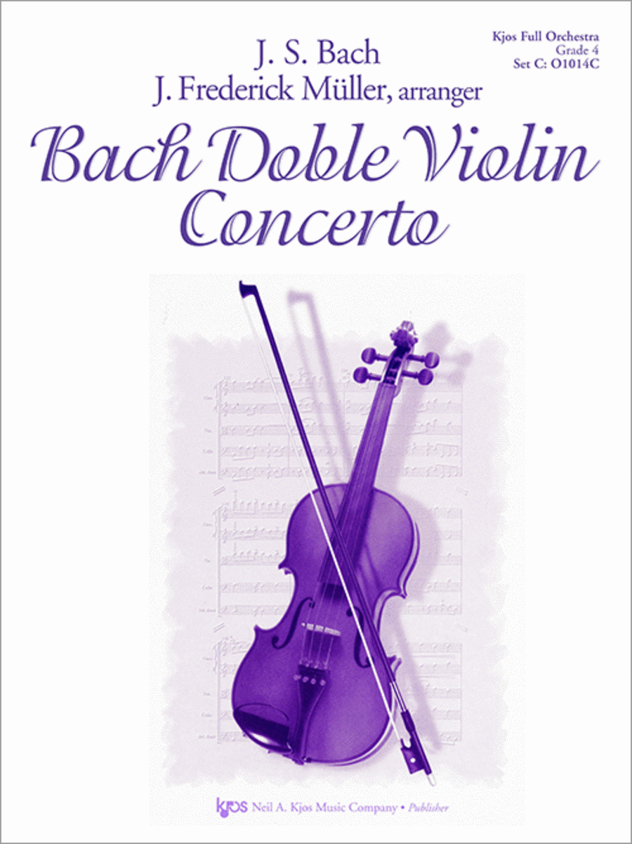 Bach Double Violin Concerto (In D Minor) Full Orchestra scores gallery preview page 1