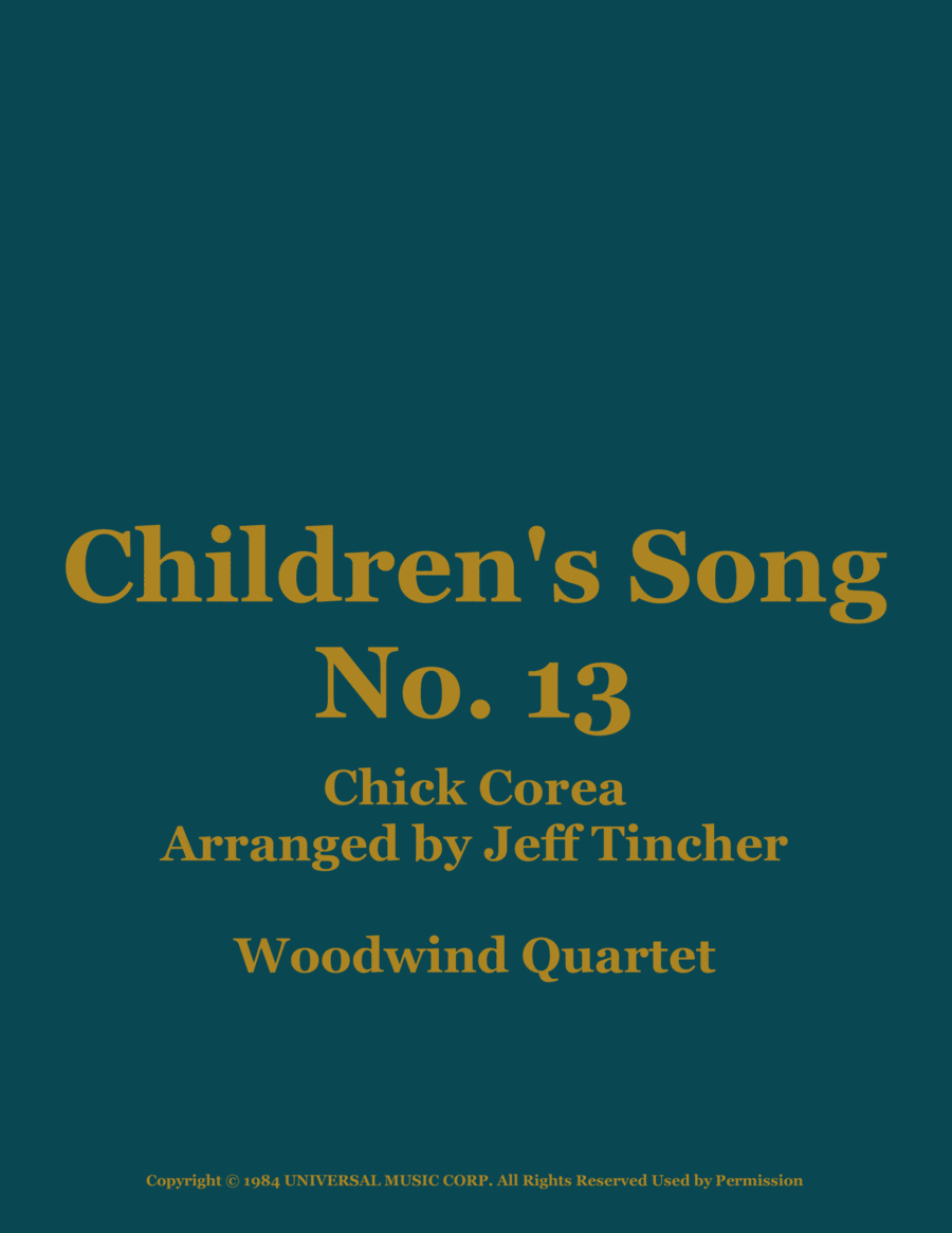 Children's Song No. 13 image number null