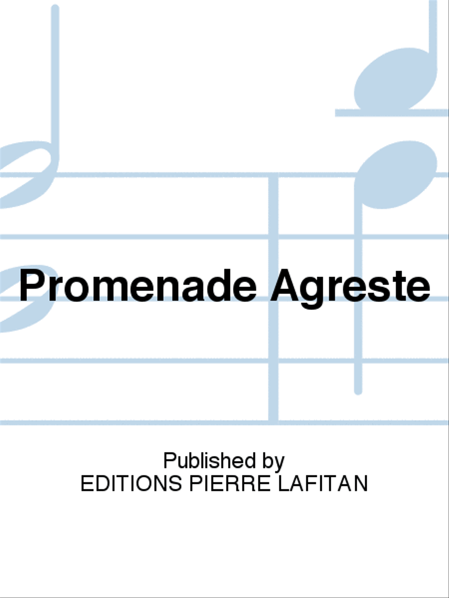 Promenade Agreste Piano Solo scores gallery preview page 1