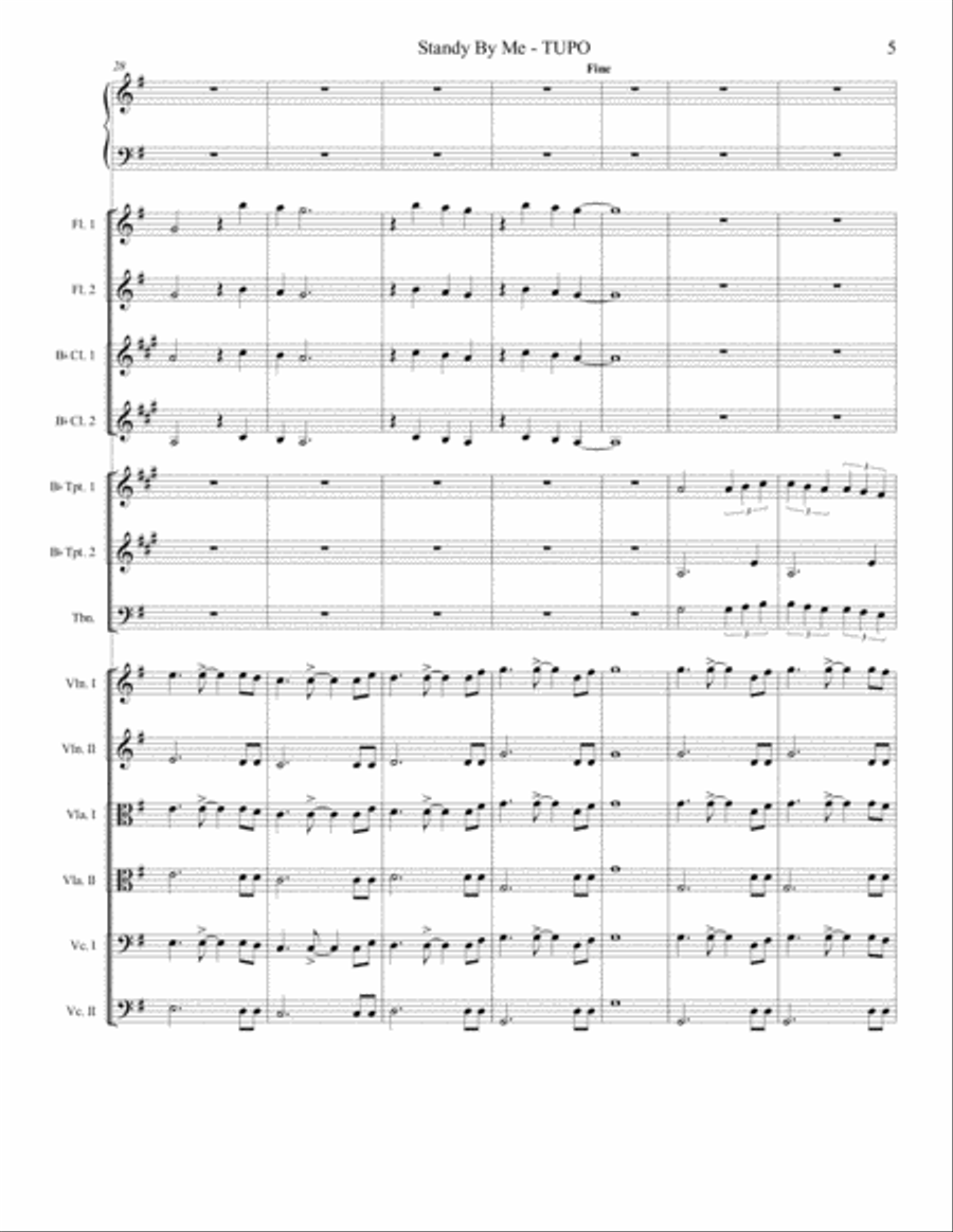 Stand By Me Stand By Me Large Ensemble scores gallery preview page 5