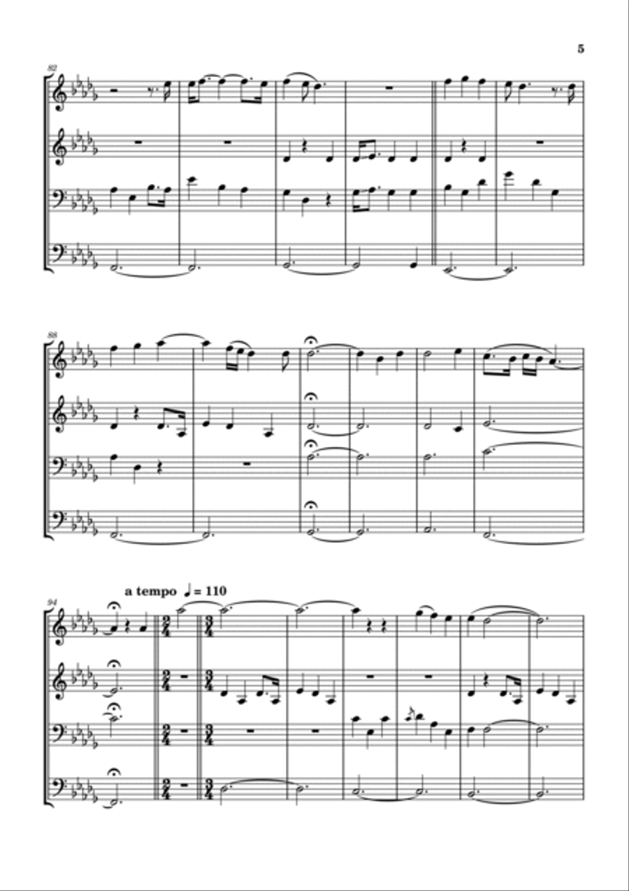 One More Time Brass Ensemble scores gallery preview page 6