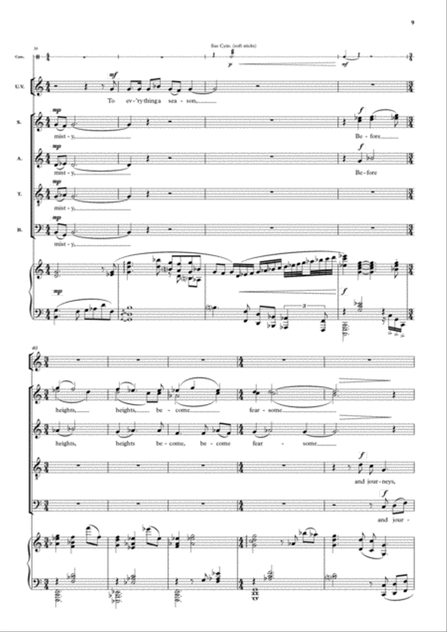 A Time for all Seasons SSATB scores gallery preview page 6