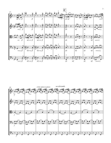 Russian Dance ("Trepak") (from "The Nutcracker Suite") (F) (String Quintet - 2 Violins, 1 Viola, 2 C