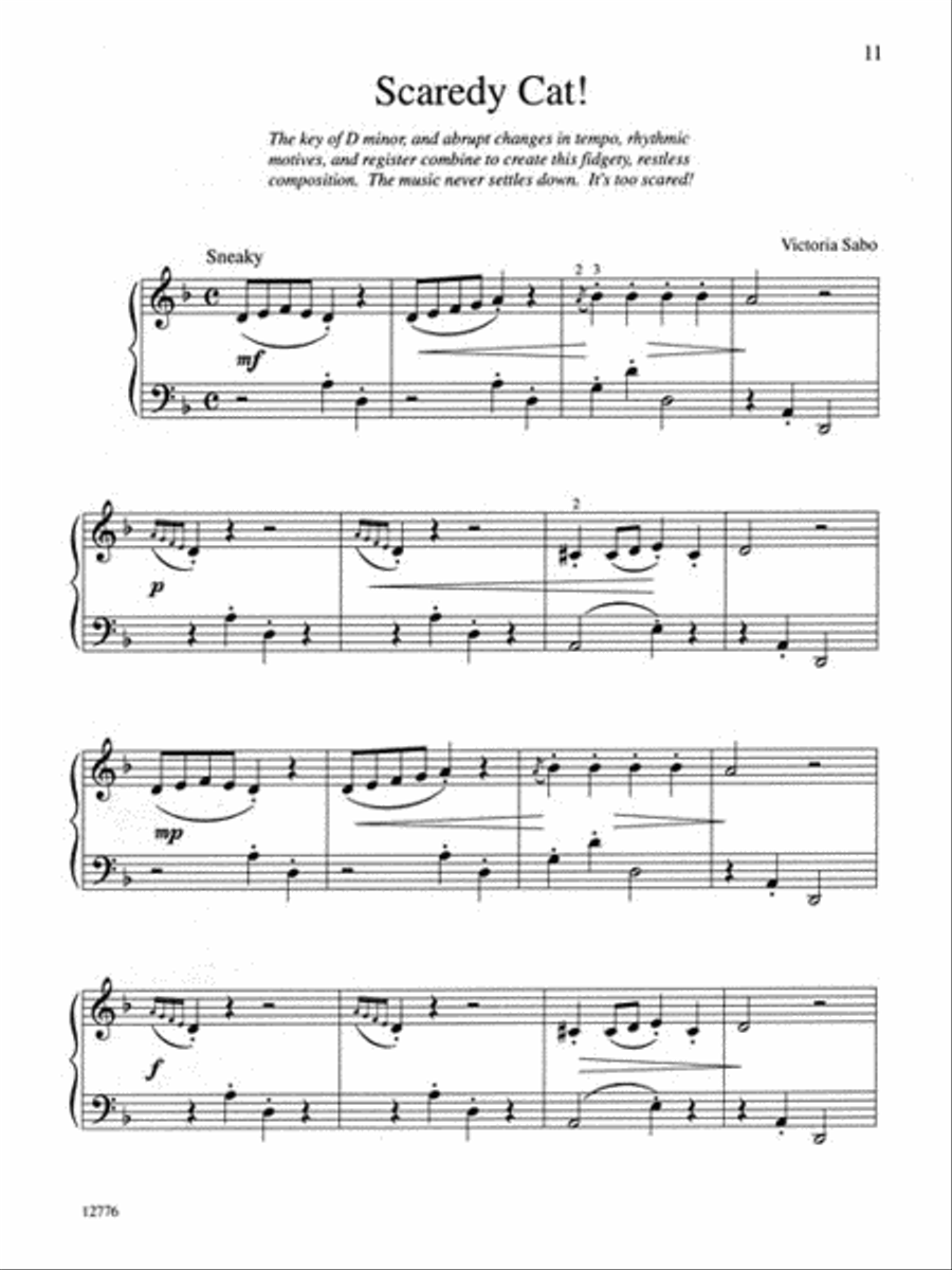 Micro Meowings Micro Meowings Easy Piano scores gallery preview page 2