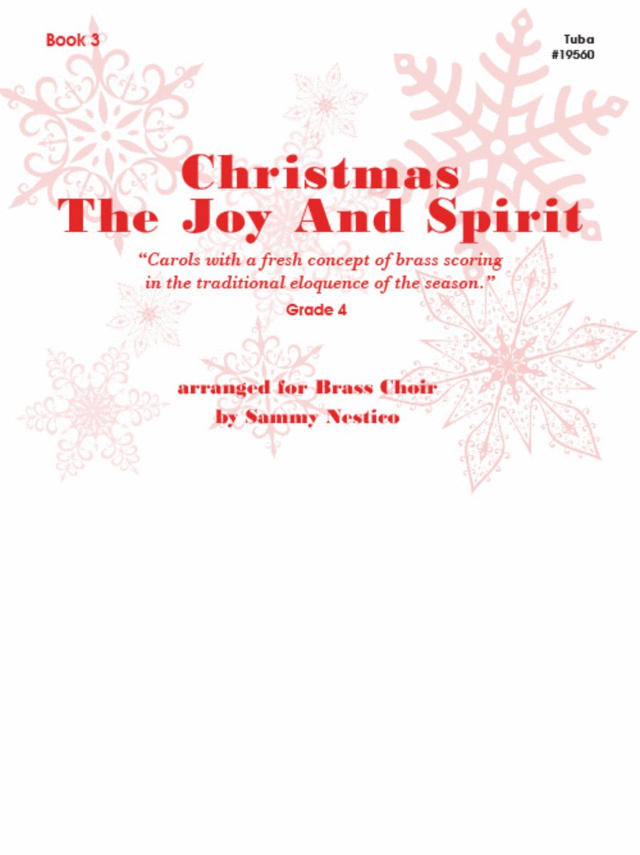 Christmas: The Joy and Spirit, Book 3 - Tuba