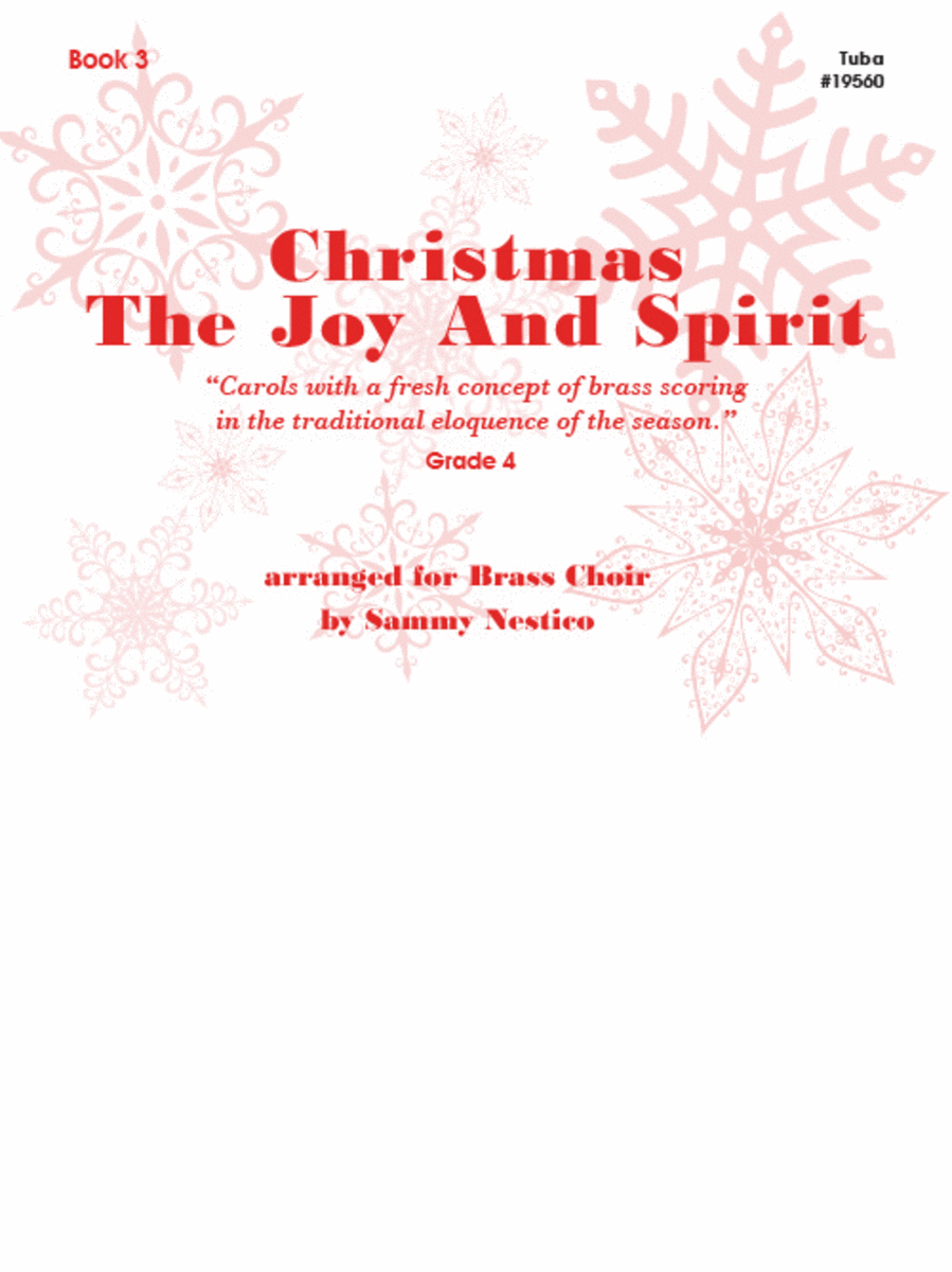 Christmas The Joy & Spirit - Book 3 - Tuba