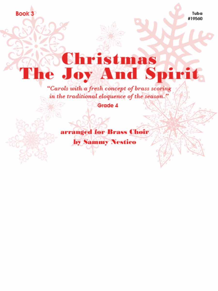 Christmas The Joy & Spirit - Book 3 - Tuba