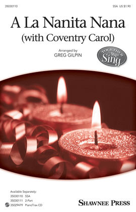 Book cover for A La Nanita Nana with Coventry Carol