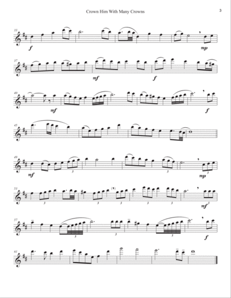 Hymns of Praise and Worship for Unaccompanied Flute, Volume 1