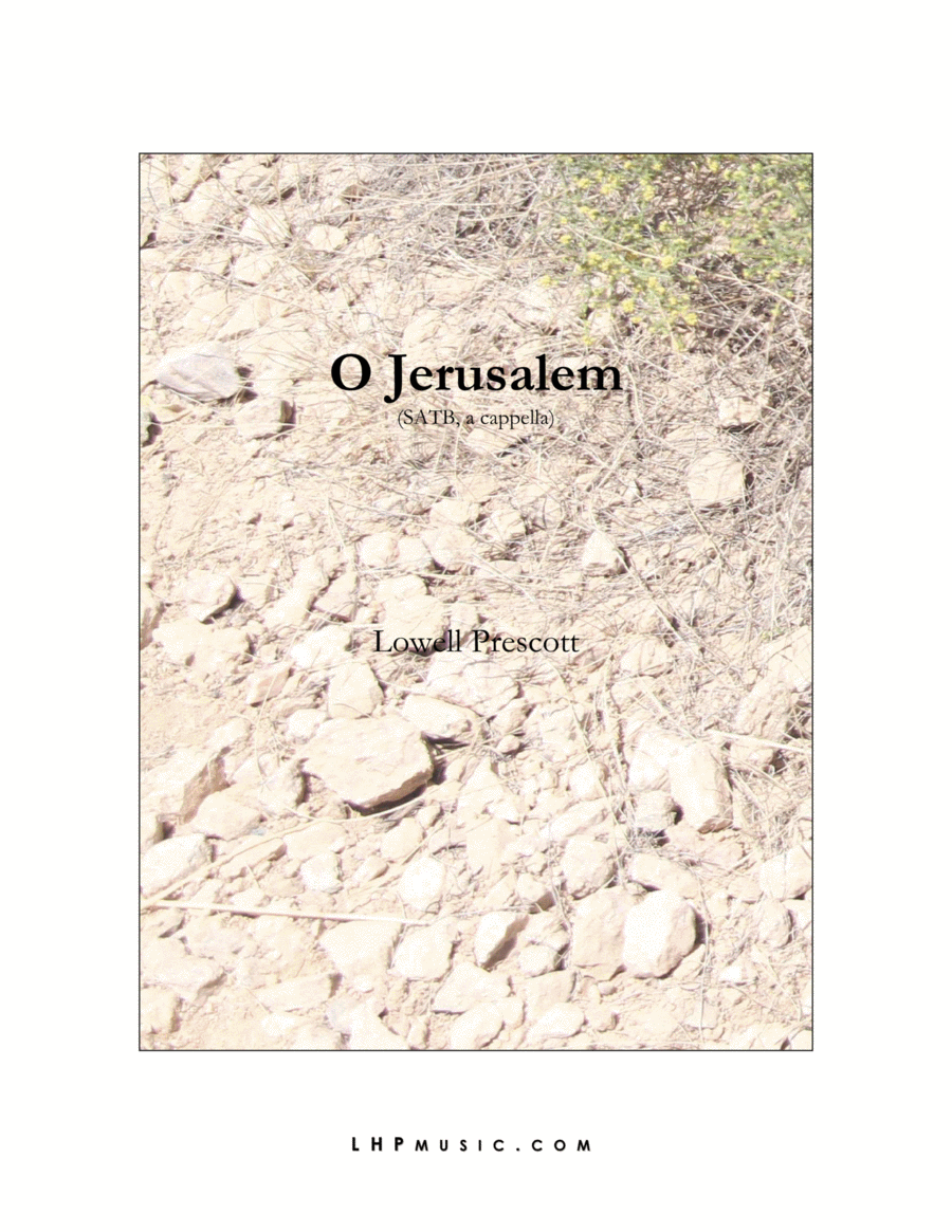 O Jerusalem 4-Part scores gallery preview page 1