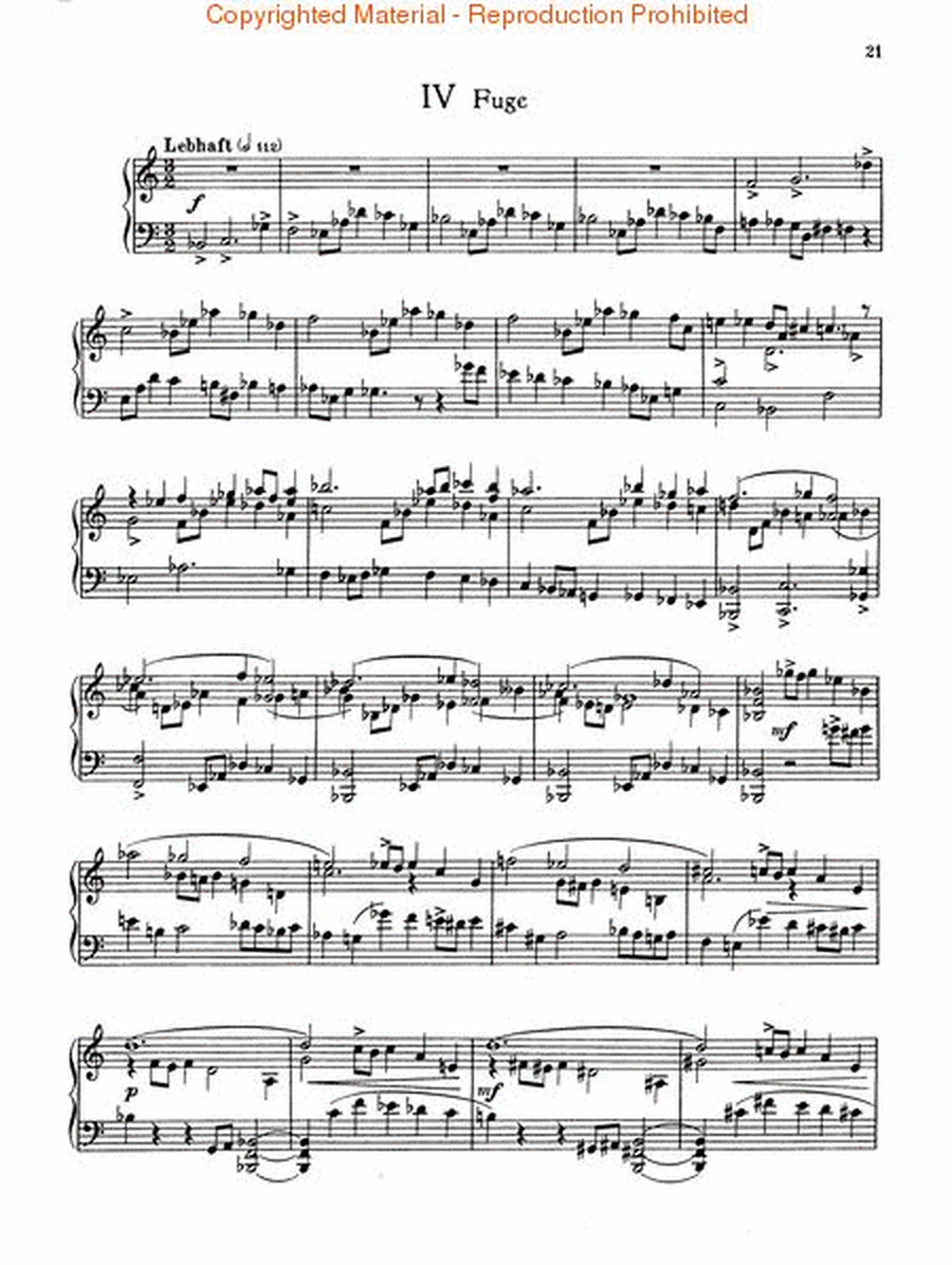 Sonata No. 3 in B Flat (1936)