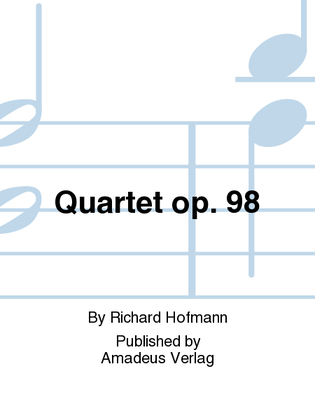 Book cover for Quartet op. 98