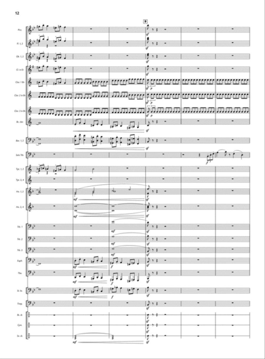 Concert for Trombone and Wind Ensemble Small Ensemble scores gallery preview page 6