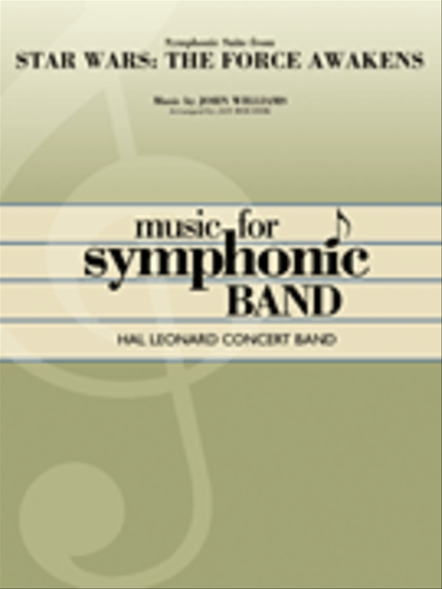 Star Wars: The Force Awakens – Symphonic Suite Concert Band scores gallery preview page 1