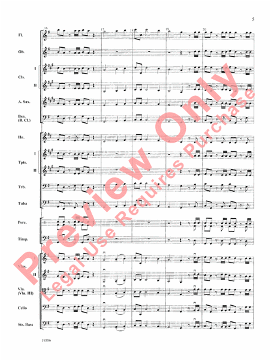 Hallelujah Chorus Hallelujah Chorus Full Orchestra scores gallery preview page 6