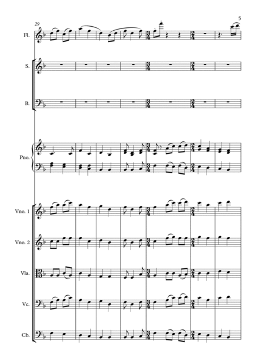 Ponta De Areia Ponta De Areia Chamber Orchestra scores gallery preview page 5