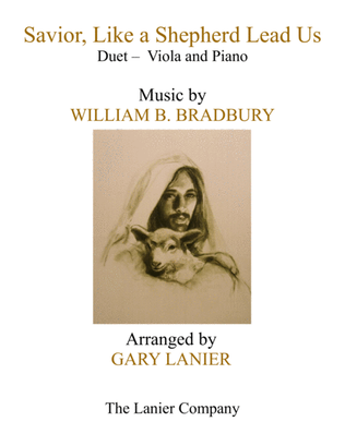 Book cover for SAVIOR, LIKE A SHEPHERD LEAD US (Duet – Viola & Piano with Parts)